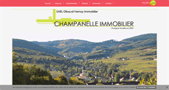 Desktop Screenshot of champanelleimmo.com